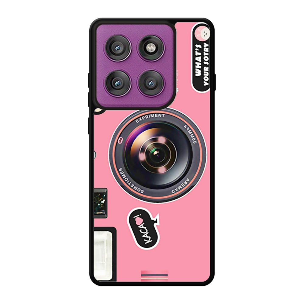 Pink Camera FORL0044 Motorola Moto Edge 60 Pro Case