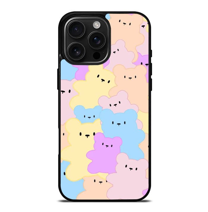 Bear Pastel FORL0063 iPhone 16 Pro Max Case