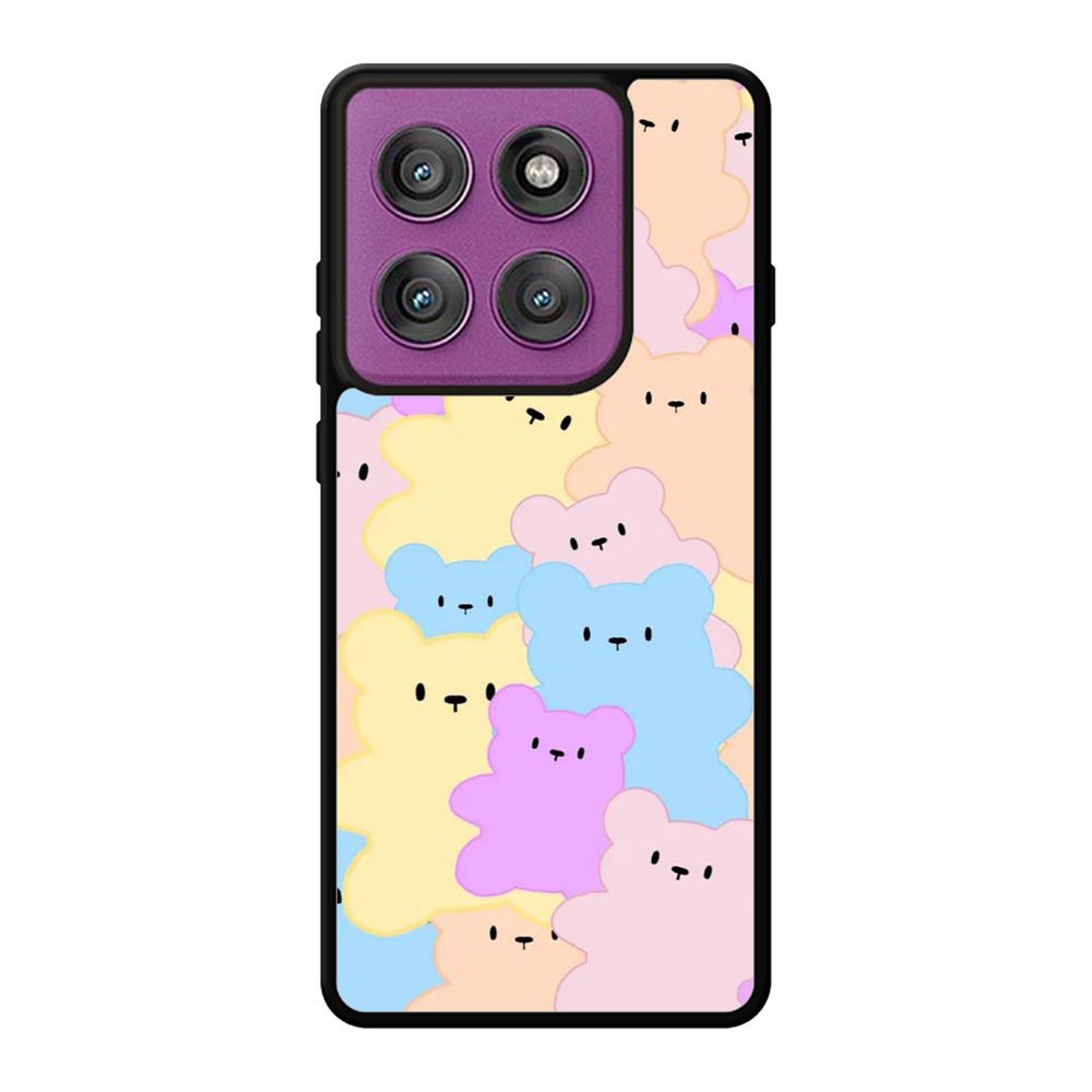 Bear Pastel FORL0063 Motorola Moto Edge 60 Pro Case