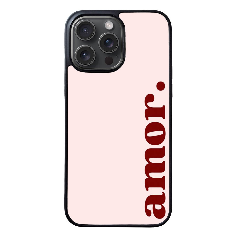 Amor Text FORL0068 iPhone 15 Pro Max Case