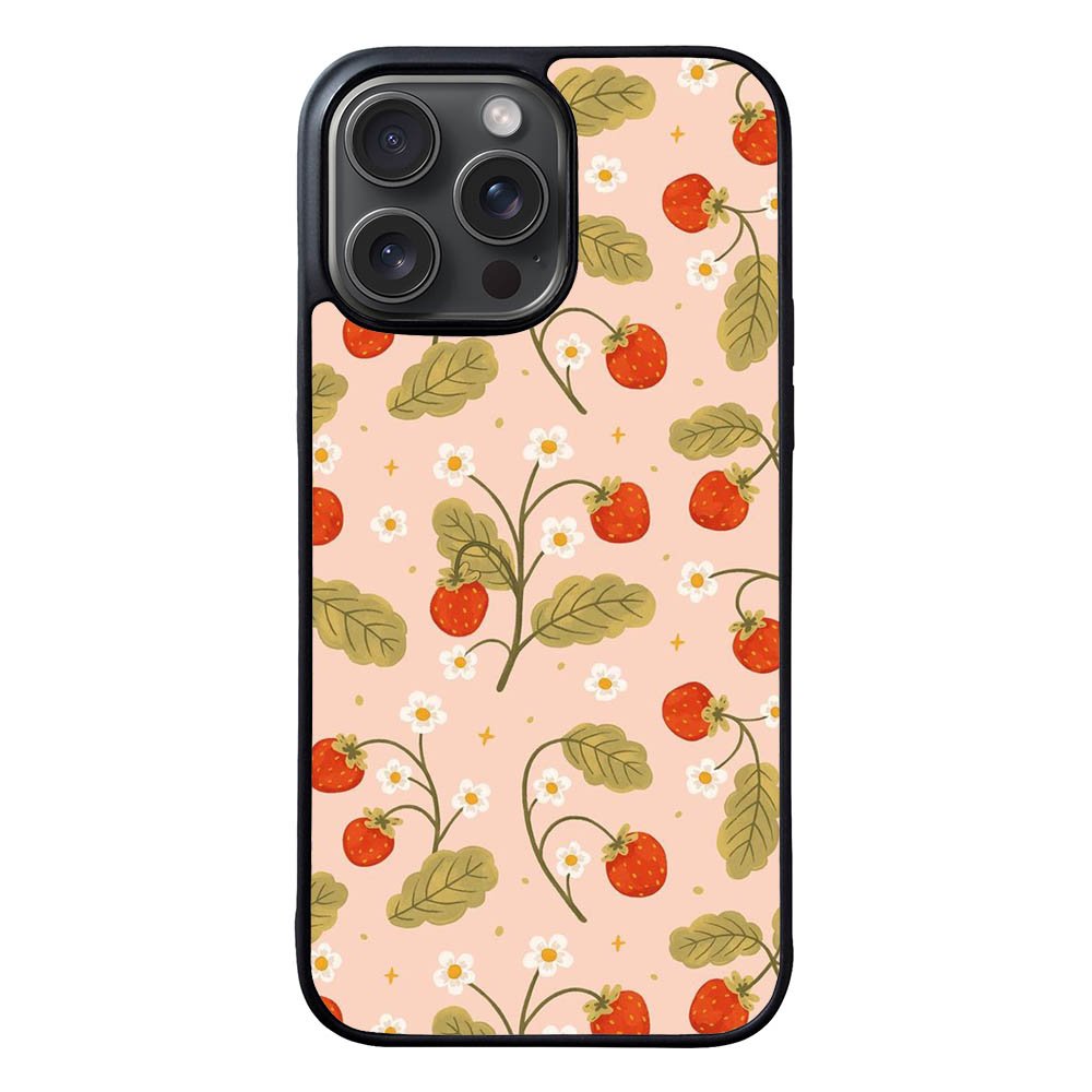 Strawberry Pattern FORL0073 iPhone 15 Pro Max Case