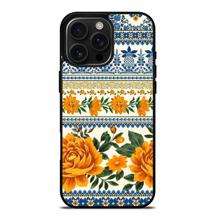 Flower Vintage FORL0074 iPhone 16 Pro Max Case
