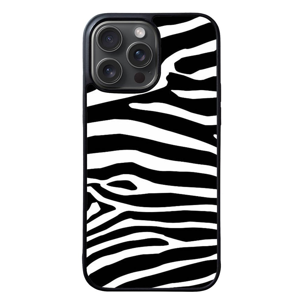 Black White FORL0107 iPhone 15 Pro Max Case