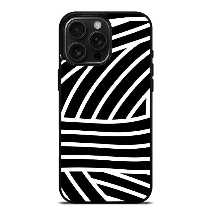 Black White FORL0114 iPhone 16 Pro Max Case