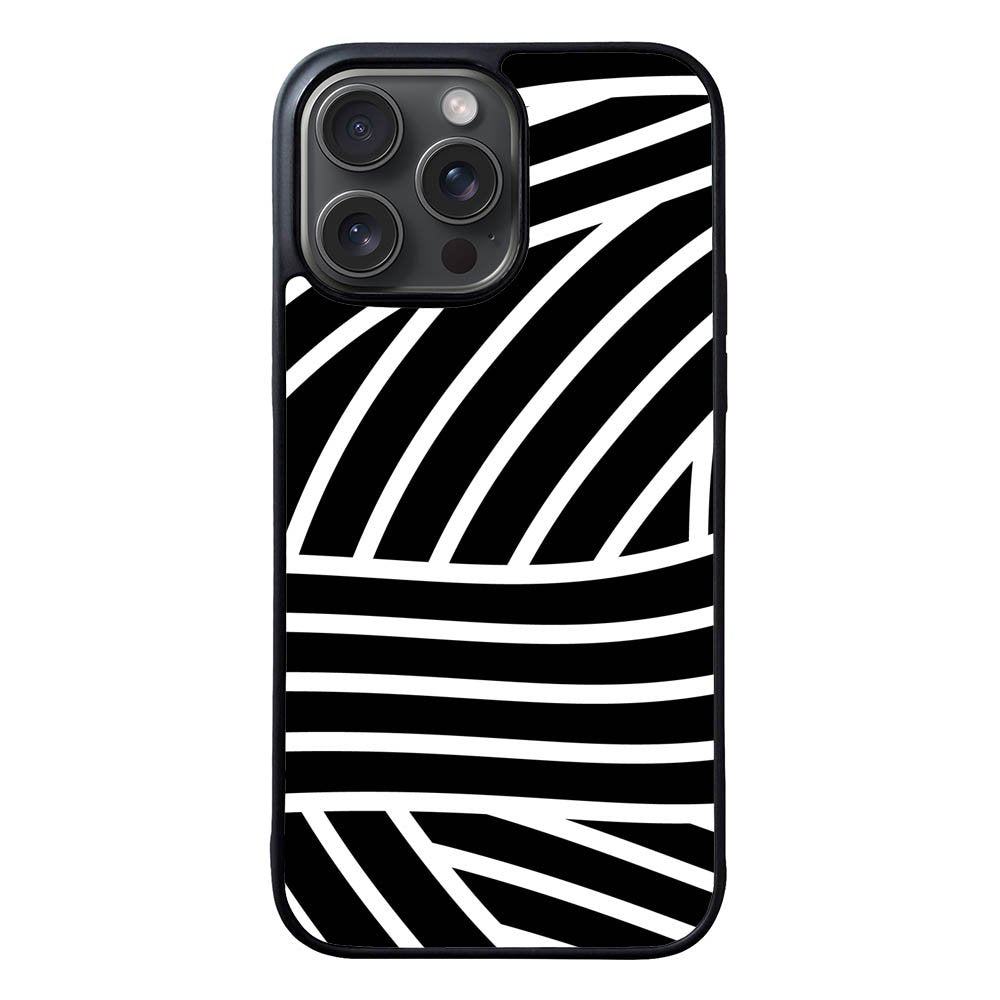 Black White FORL0114 iPhone 15 Pro Max Case