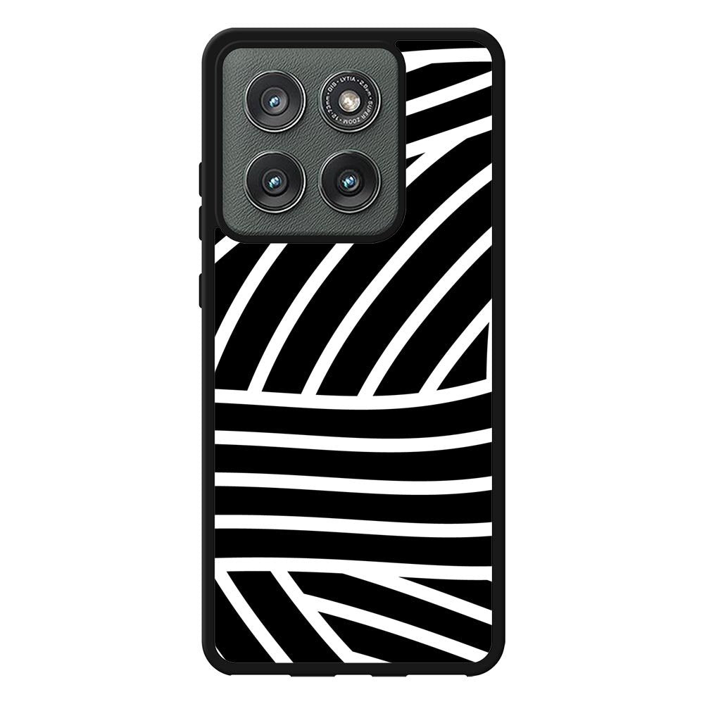 Black White FORL0114 Motorola Moto Edge 2025 Case