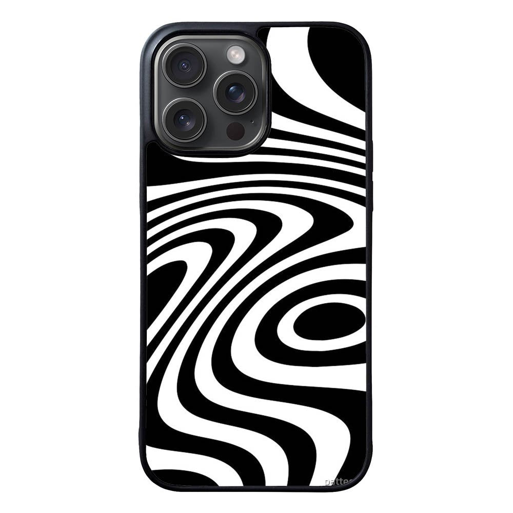 Black White FORL0115 iPhone 15 Pro Max Case