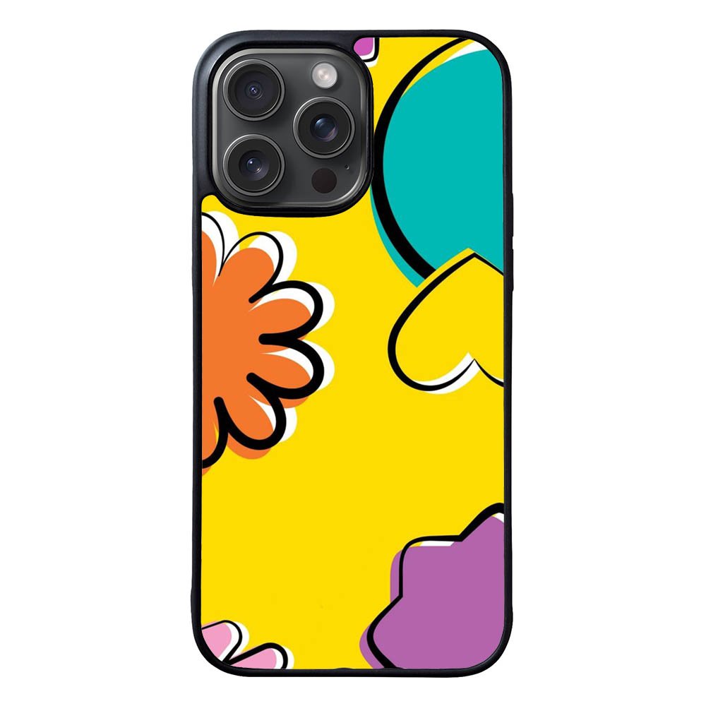 Yellow Abstract FORL0124 iPhone 15 Pro Max Case