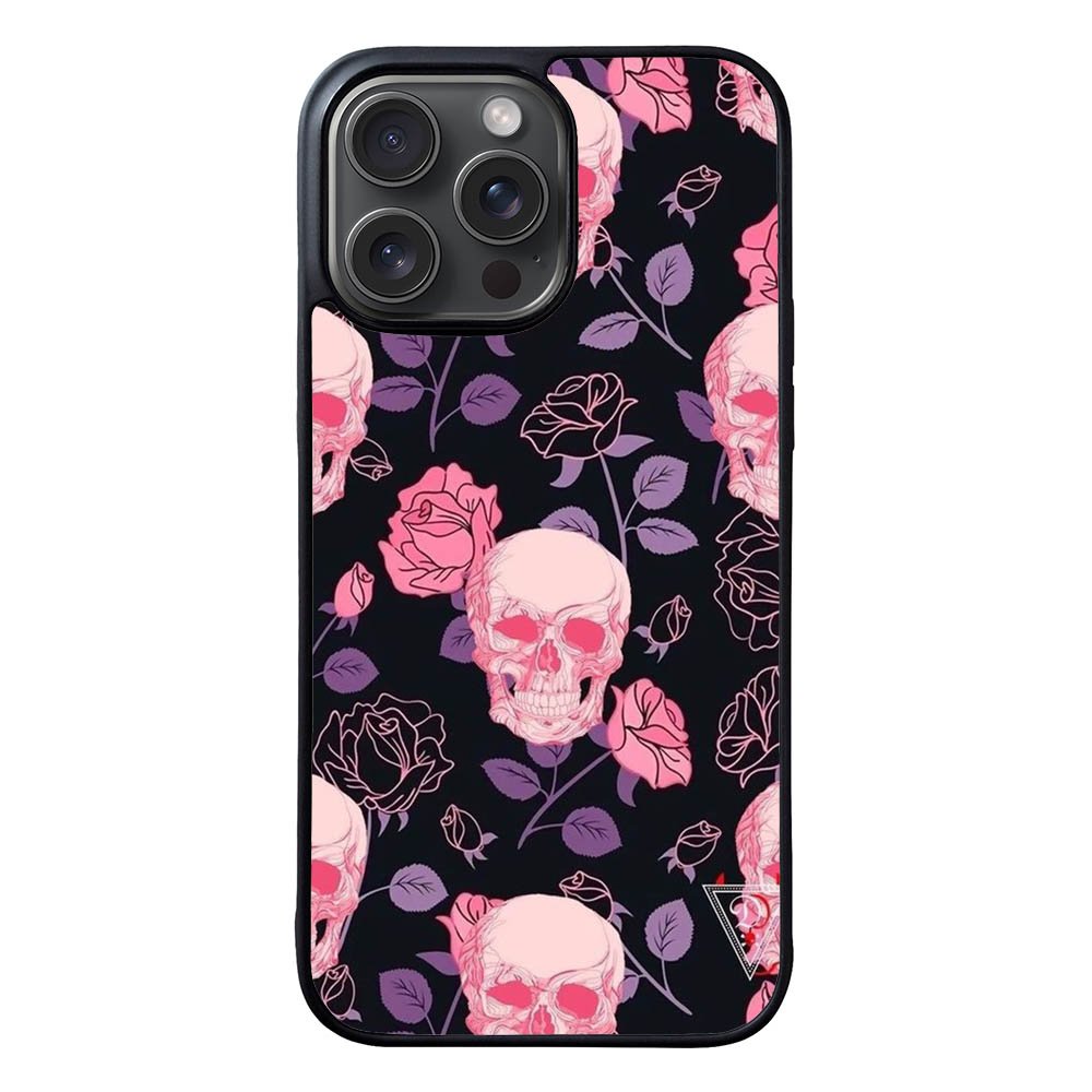 Skull Flower FORL0128 iPhone 15 Pro Max Case