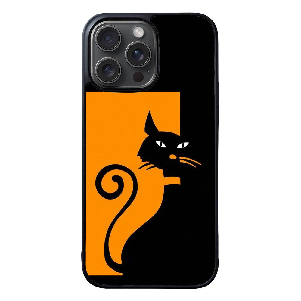Black Orange FORL0148 iPhone 15 Pro Max Case