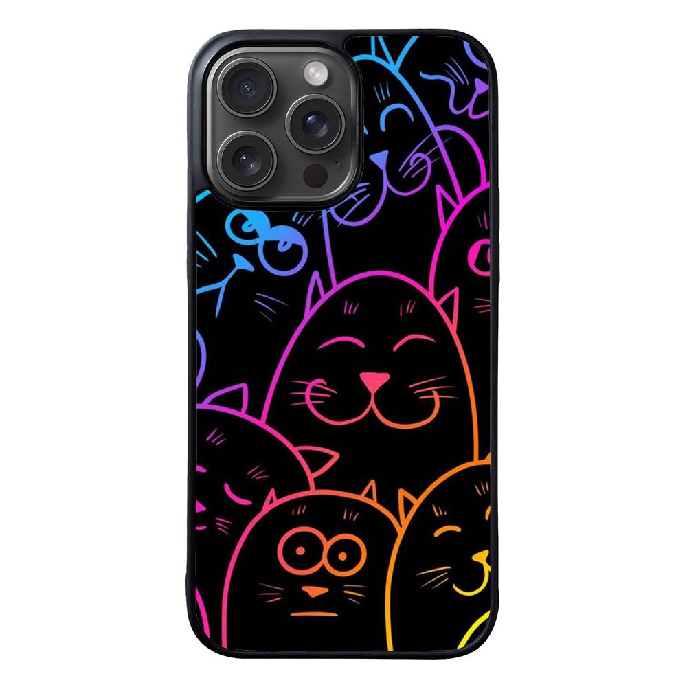Cat Neon FRL0168 iPhone 15 Pro Max Case