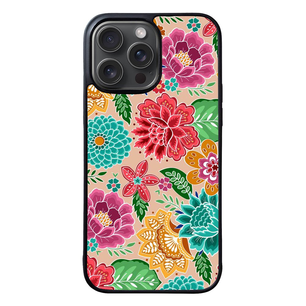 Flowers Vintage Pattern FRL0186 iPhone 15 Pro Max Case