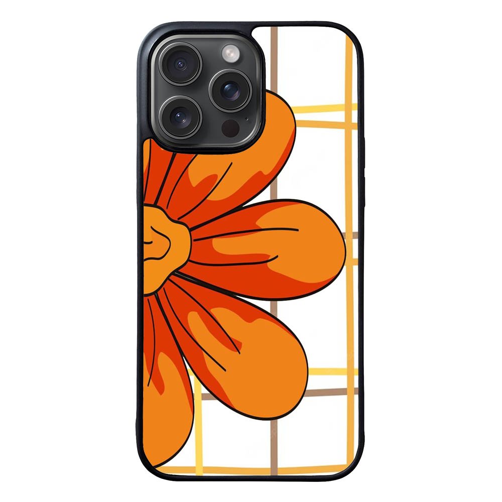 Flower Orange FRL0318 iPhone 15 Pro Max Case