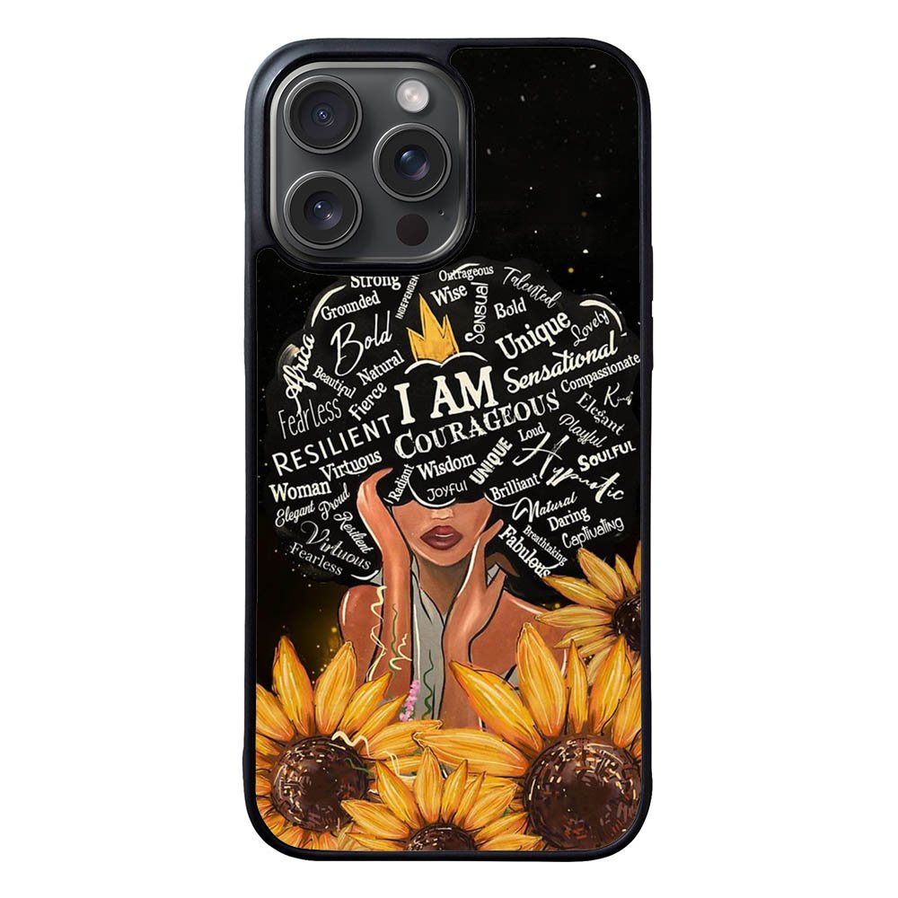 I am Courageous Sunflower FRL0332 iPhone 15 Pro Max Case