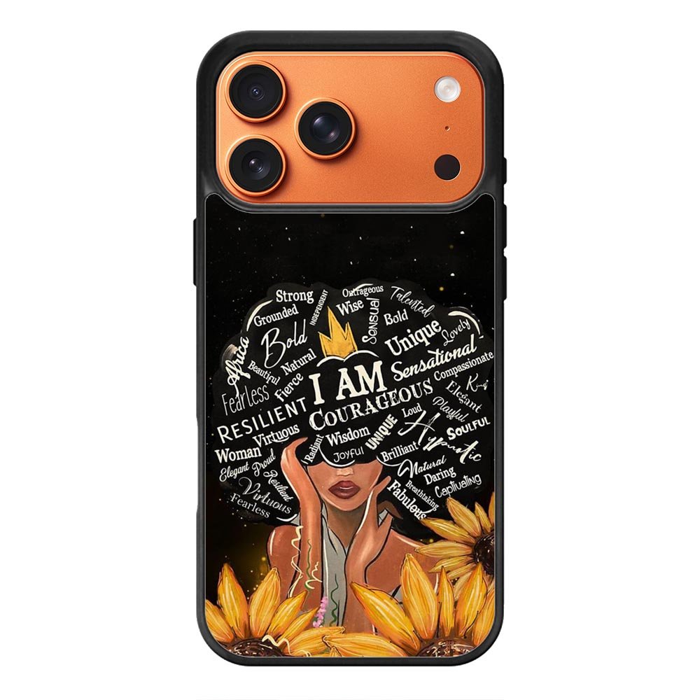 I am Courageous Sunflower FRL0332 iPhone 17 Pro Max Case