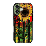 Botanica Sunflower US Flag FRL0334 iPhone 17 Case