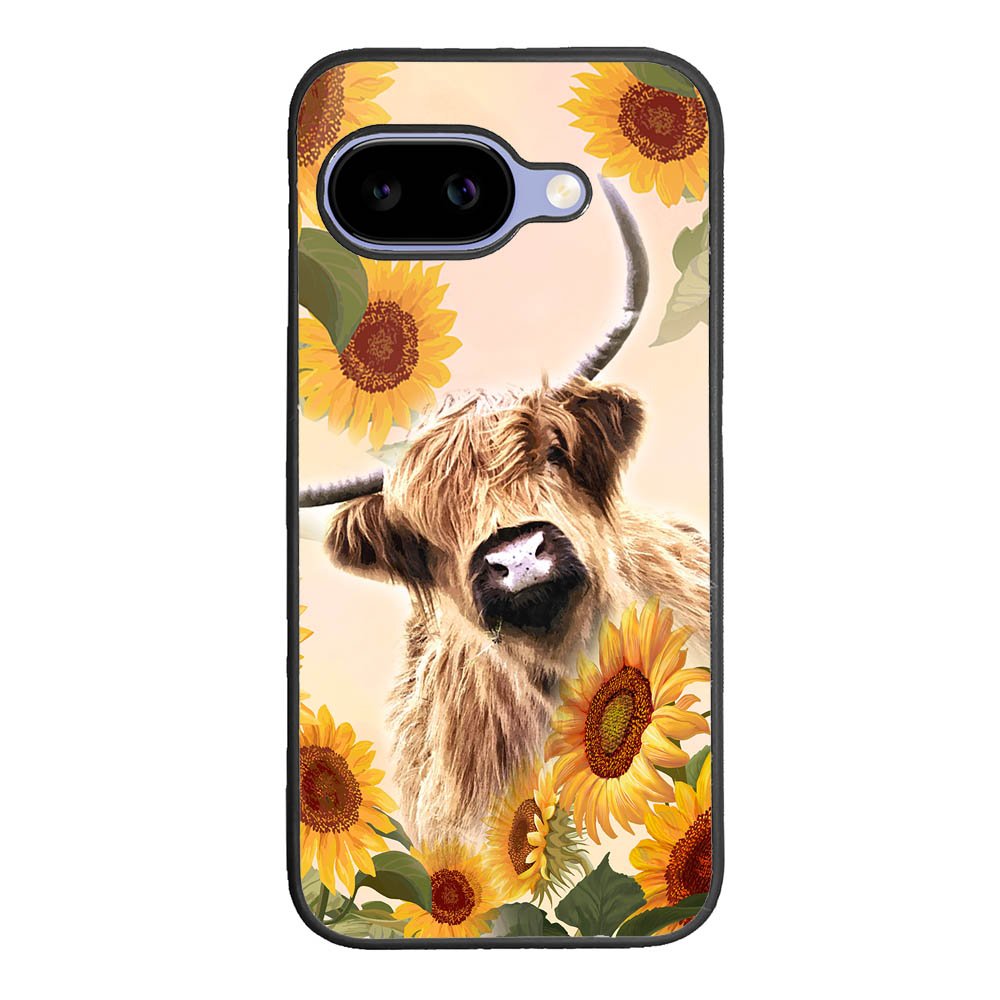 Highland Cow Sunflower FRL0335 Google Pixel 10A Case