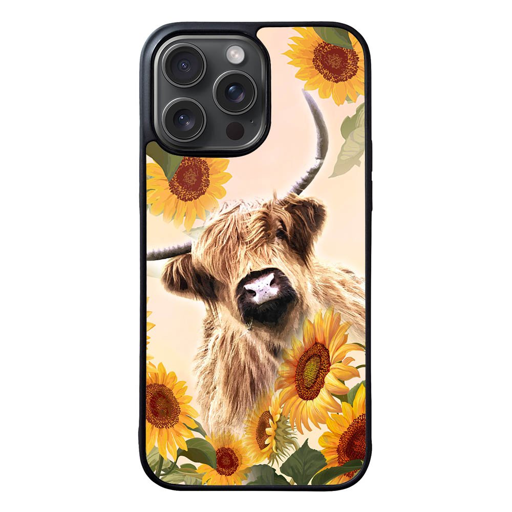 Highland Cow Sunflower FRL0335 iPhone 15 Pro Max Case