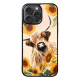 Highland Cow Sunflower FRL0335 iPhone 15 Pro Max Case