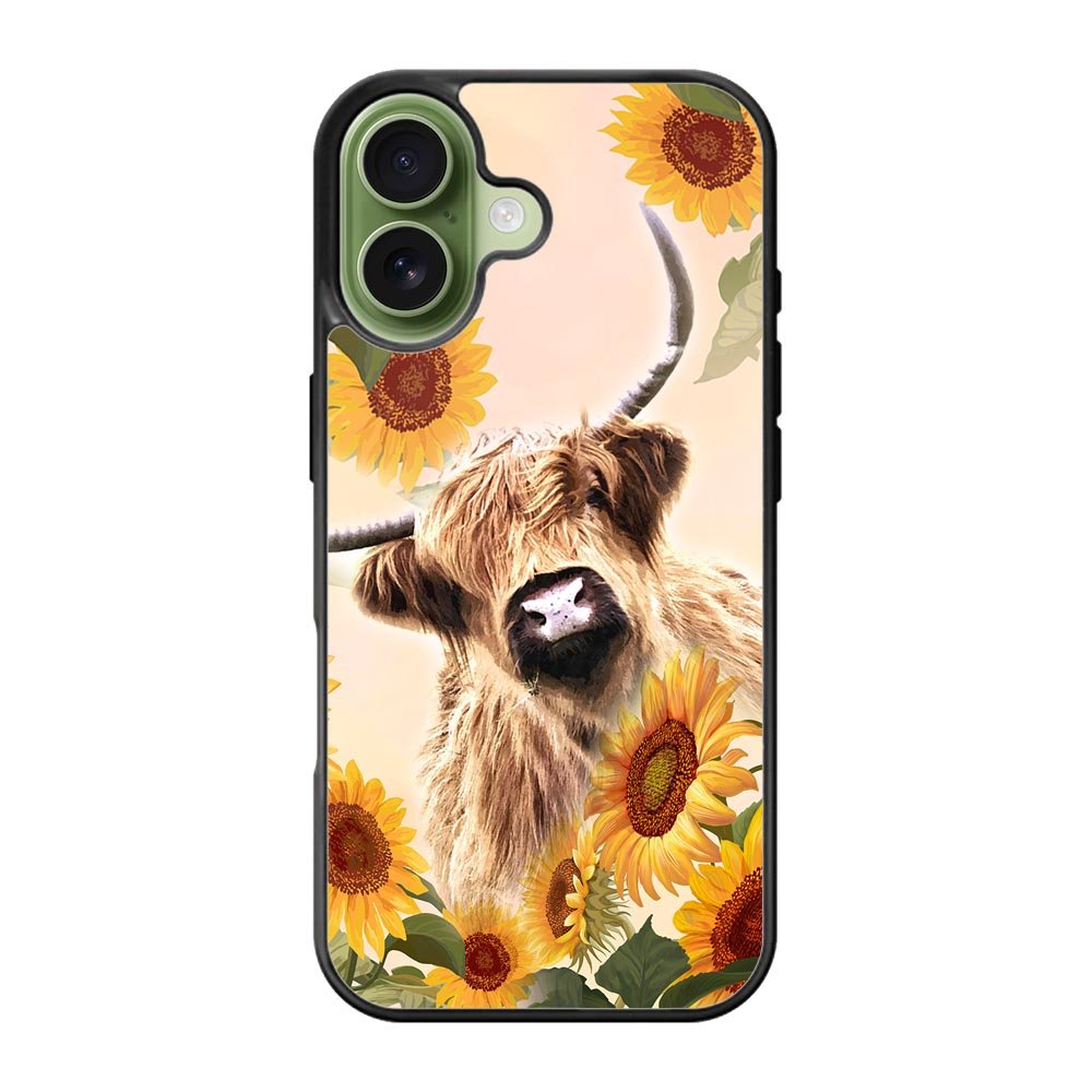 Highland Cow Sunflower FRL0335 iPhone 17 Case