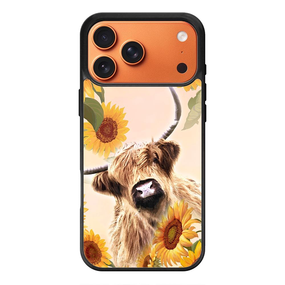 Highland Cow Sunflower FRL0335 iPhone 17 Pro Max Case