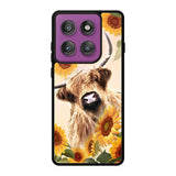 Highland Cow Sunflower FRL0335 Motorola Moto Edge 60 Pro Case