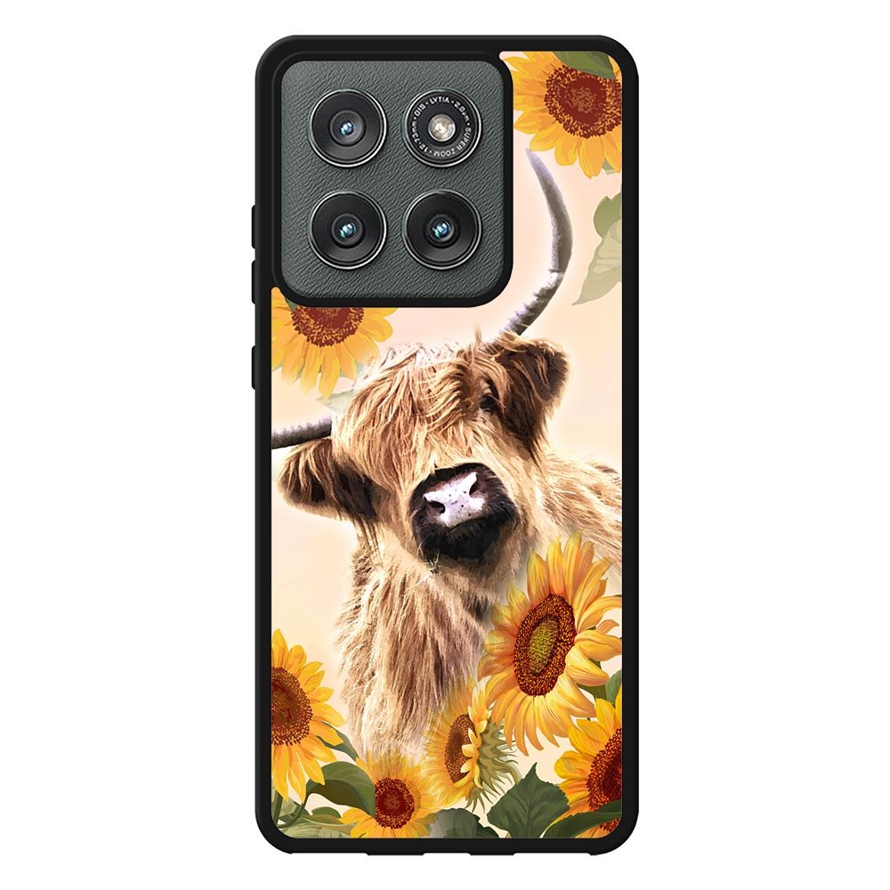 Highland Cow Sunflower FRL0335 Motorola Moto Edge 2025 Case