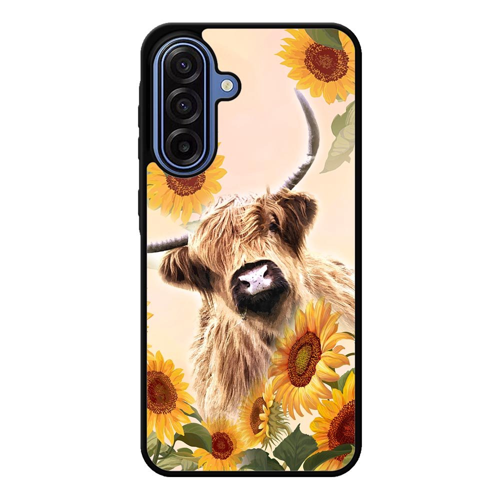 Highland Cow Sunflower FRL0335 Samsung Galaxy A17 Case
