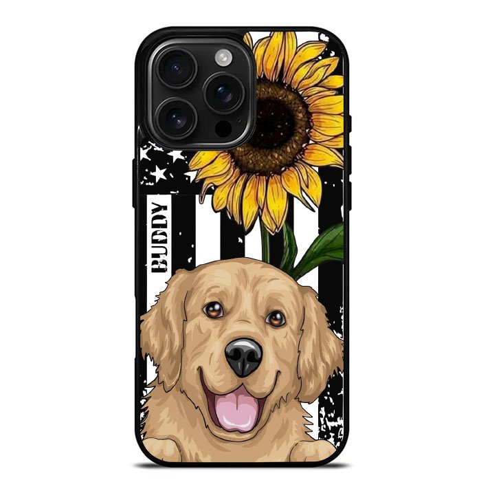 Buddy With Sunflower US Flag FRL0337 iPhone 16 Pro Max Case