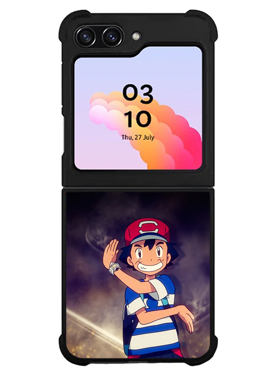 Pokemon Ash And Pikachu Samsung Galaxy Z Flip 5 5G 2023 Case OV9391