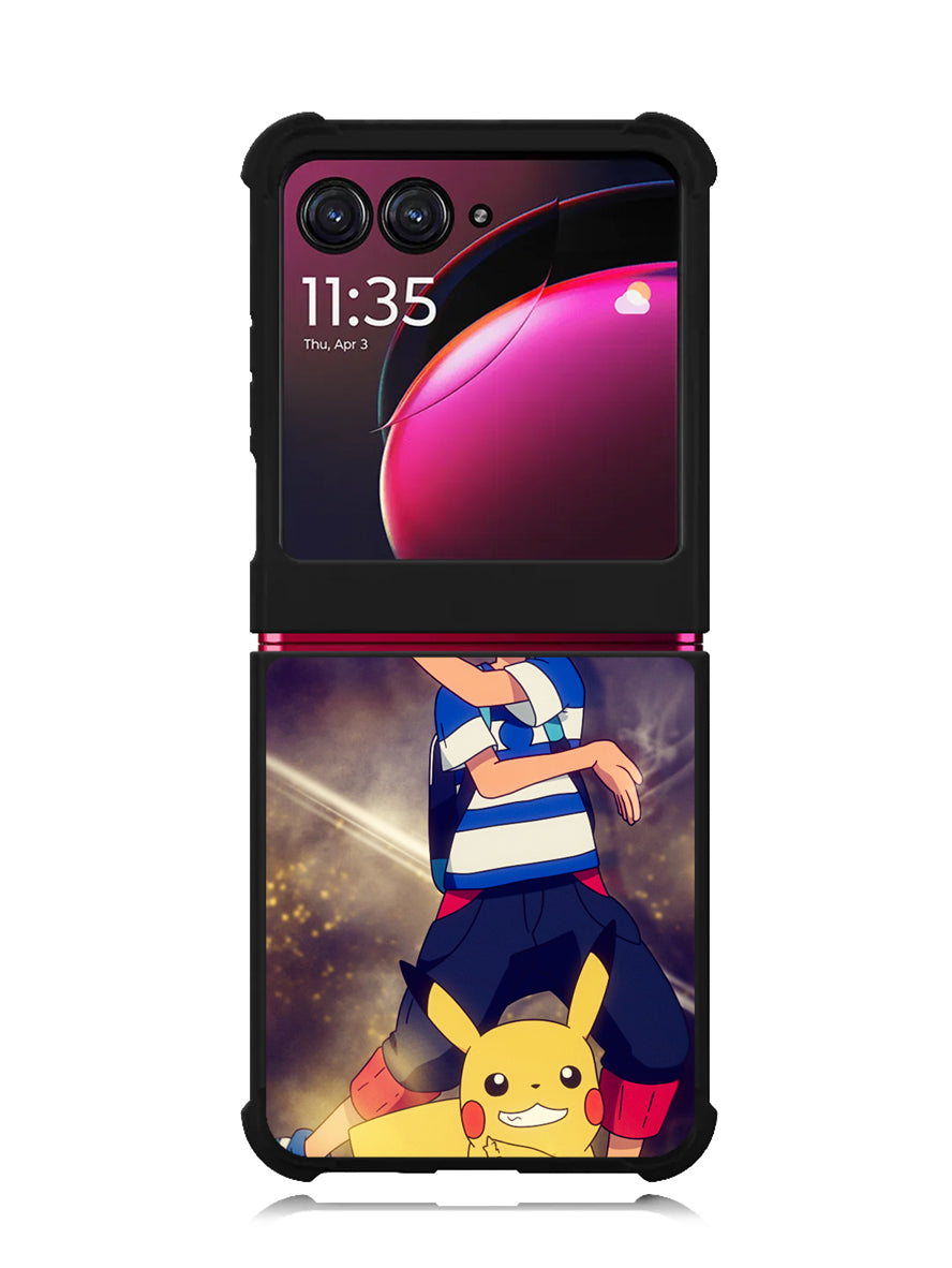 Pokemon Ash And Pikachu Motorola Moto Razr Plus 2023 , Moto Razr+ 2023 Case OV9391