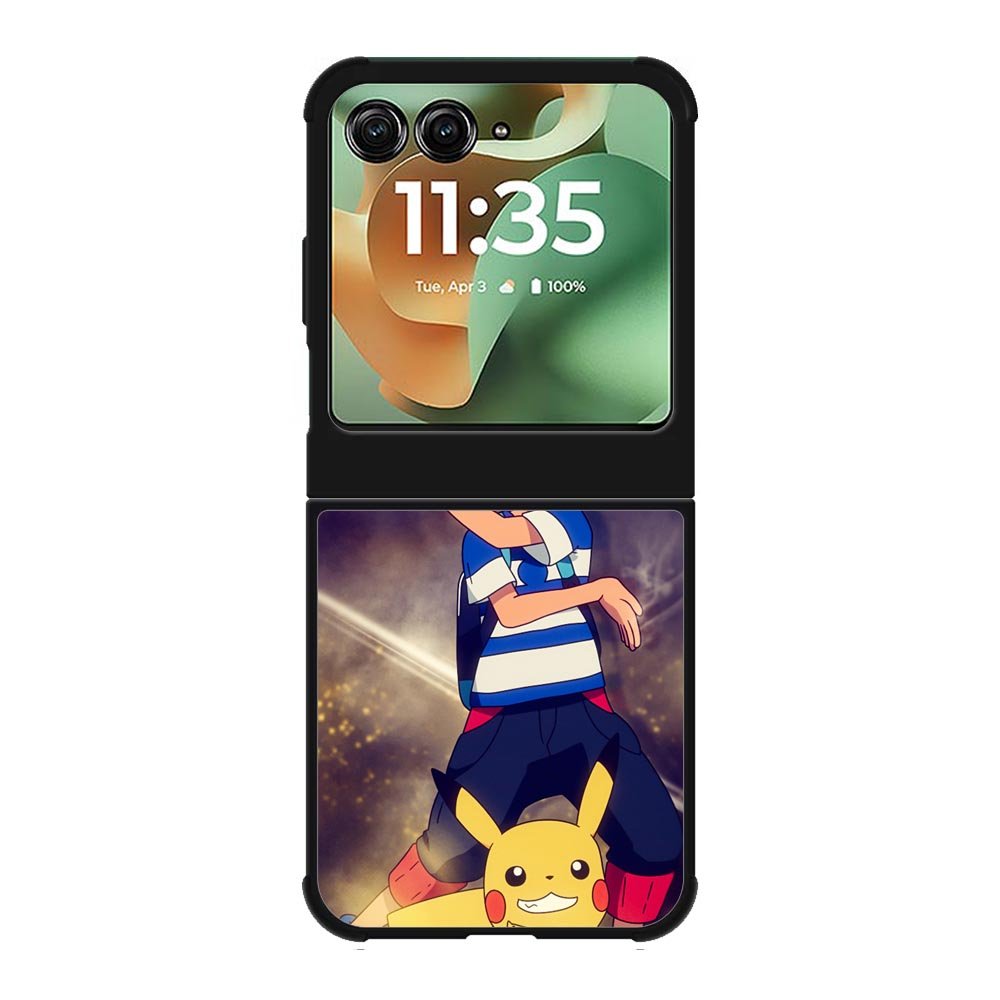 Pokemon Ash And Pikachu Motorola Moto RAZR 2025 Case OV9391