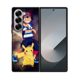Pokemon Ash And Pikachu Samsung Galaxy Z Fold 7 5G Case OV9391