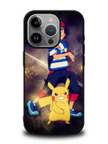 Pokemon Ash And Pikachu iPhone 16 Pro Max Case OV9391