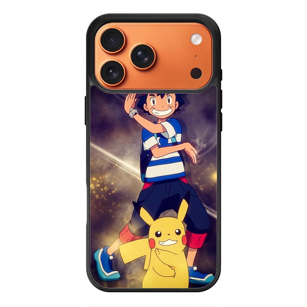 Pokemon Ash And Pikachu iPhone 17 Pro Case OV9391