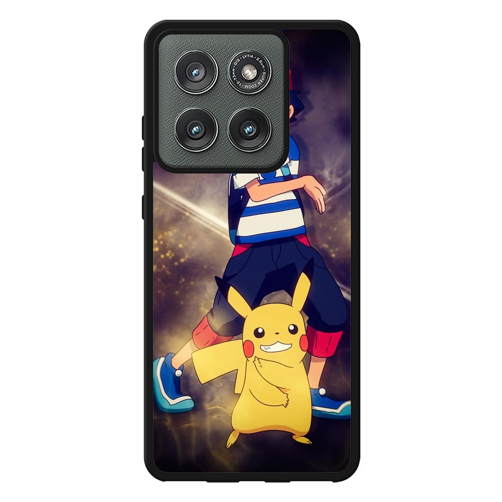Pokemon Ash And Pikachu Motorola Moto Edge 2025 Case OV9391