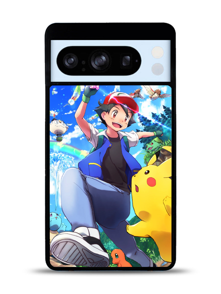 Pokemon Ash And Pikachu Google Pixel 8 Pro Case QC9392