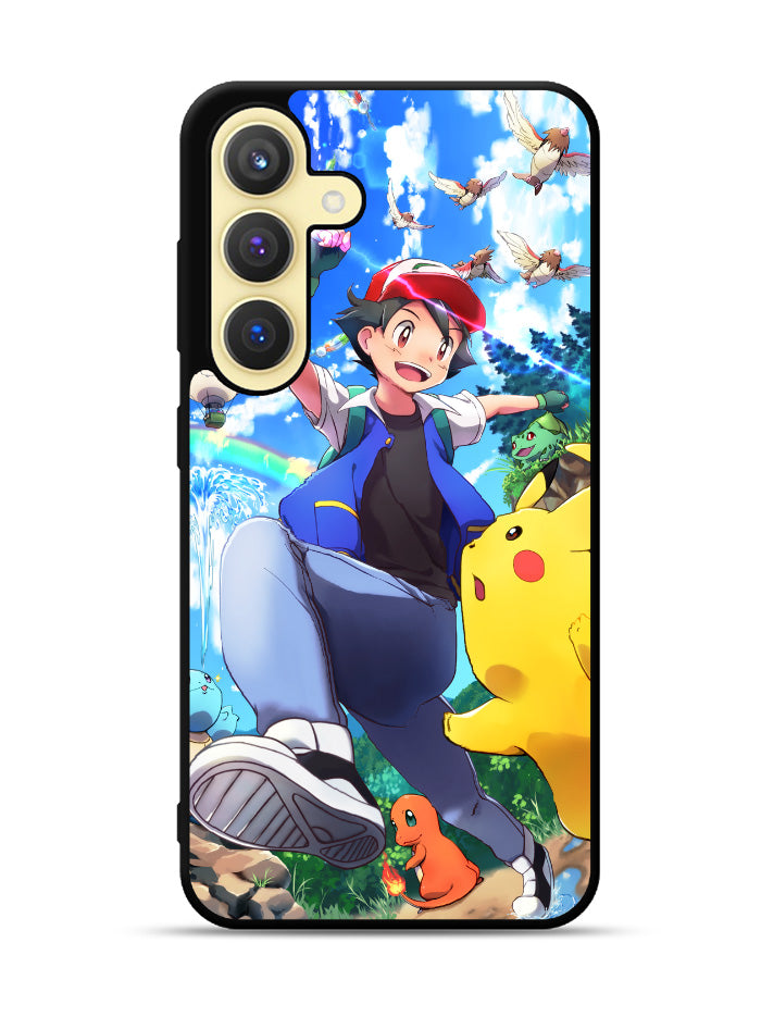 Pokemon Ash And Pikachu Samsung Galaxy S25 5G Case OV9392