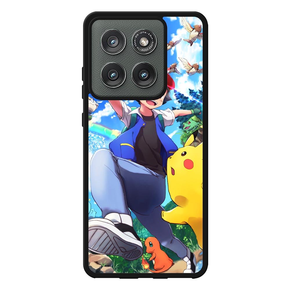 Pokemon Ash And Pikachu Motorola Moto Edge 2025 Case QC9392