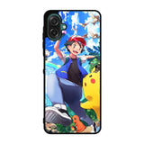 Pokemon Ash And Pikachu Samsung Galaxy A07 Case QC9392