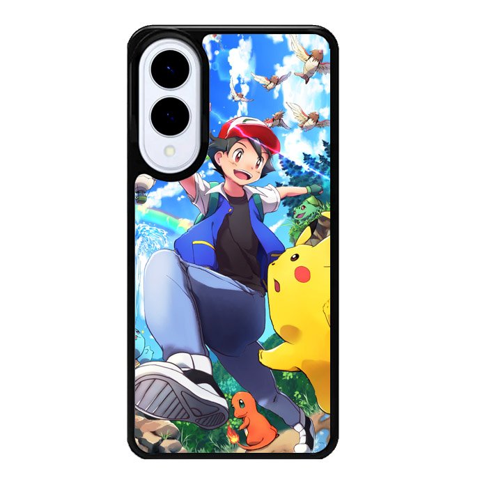 Pokemon Ash And Pikachu Samsung Galaxy S25 Edge 5G Case OV9392