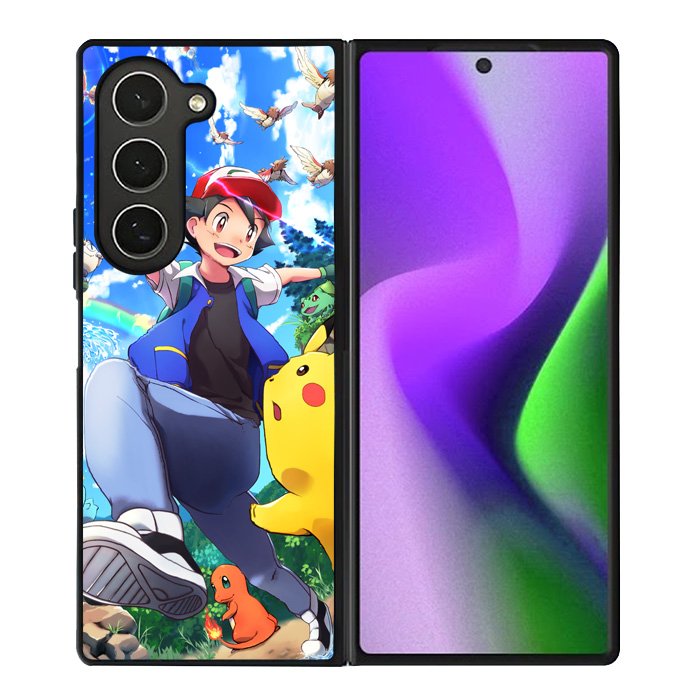 Pokemon Ash And Pikachu Samsung Galaxy Z Fold 6 5G 2024 Case OV9392