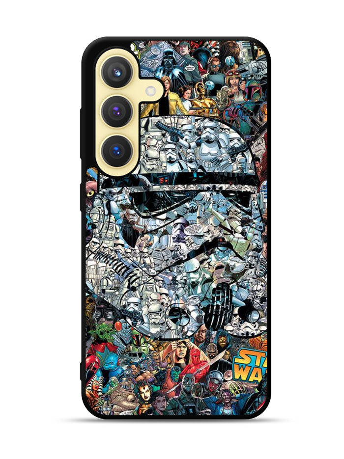 Pattern Darth Vader Star Wars Samsung Galaxy S25 Plus 5G , Samsung Galaxy S25+ 5G Case OV7977