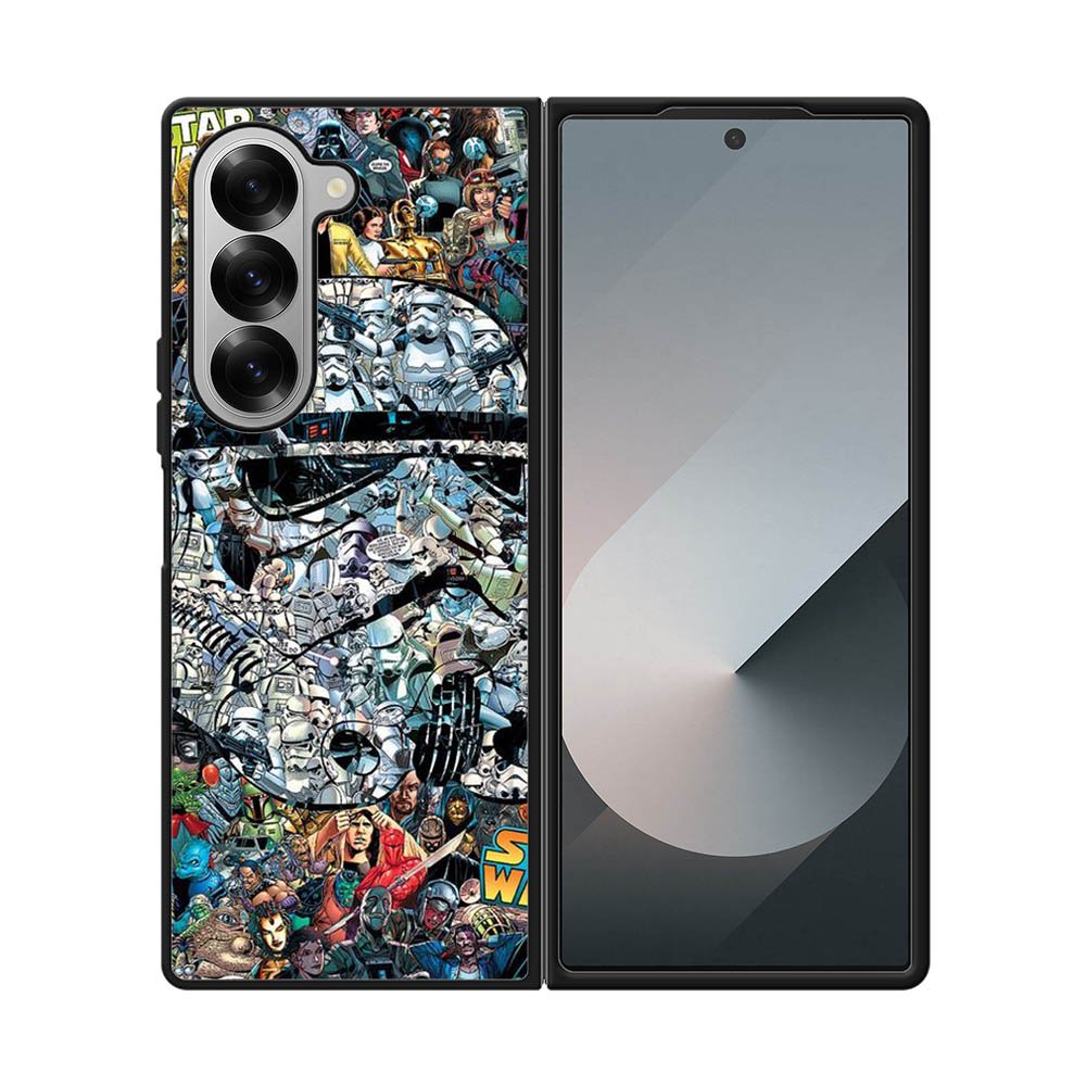 Pattern Darth Vader Star Wars Samsung Galaxy Z Fold 7 5G Case QC7977