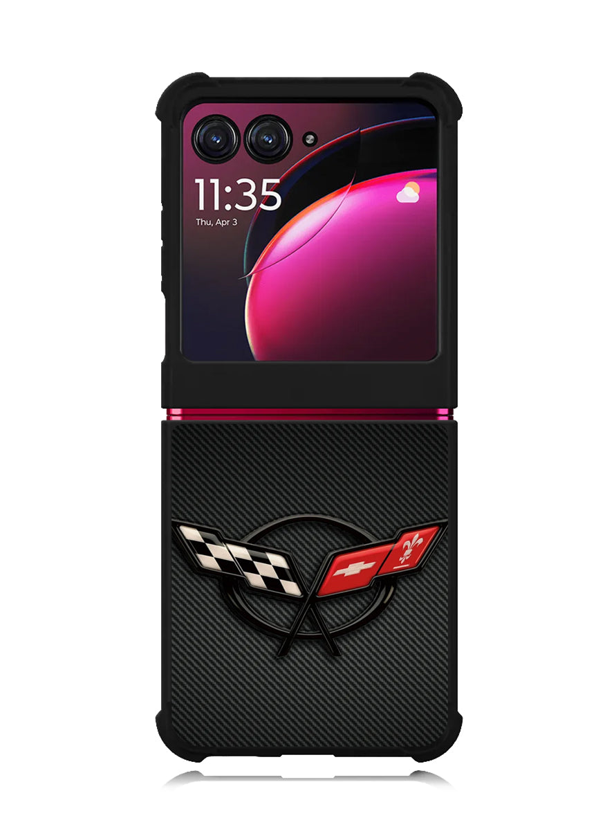 Logo Car Corvette Motorola Moto Razr Plus 2023 , Moto Razr+ 2023 Case OV8144