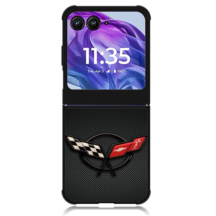 Logo Car Corvette Motorola Moto Razr Plus 2024 , Moto Razr+ 2024 Case OV8144