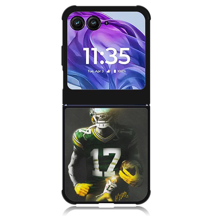 Davante Adams Packers Motorola Moto Razr Plus 2024 , Moto Razr+ 2024 Case OV8441