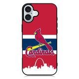 St Louis Cardinal City iPhone 16 Plus Case