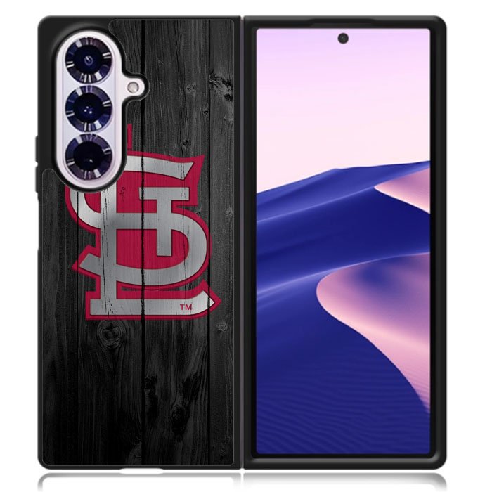 Wood Luois Cardinals Samsung Galaxy Z Fold 7 Case OV9204