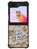 Brown Louis Cardinals Samsung Galaxy Z Flip 5 5G 2023 Case OV9227